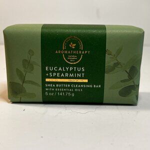 Bath & Body Works Eucalyptus Spearmint Shea Butter Cleansing Bar Soap 5oz New